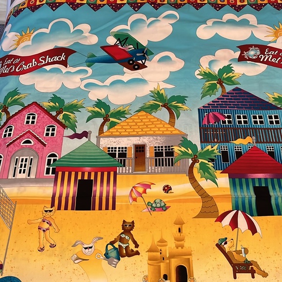 Four Yards of Fun In The Sun Fabric by Avlyn Inc - Picture 5 of 7